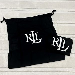 Ralph Lauren Black Small/medium Cotton Dust Bag